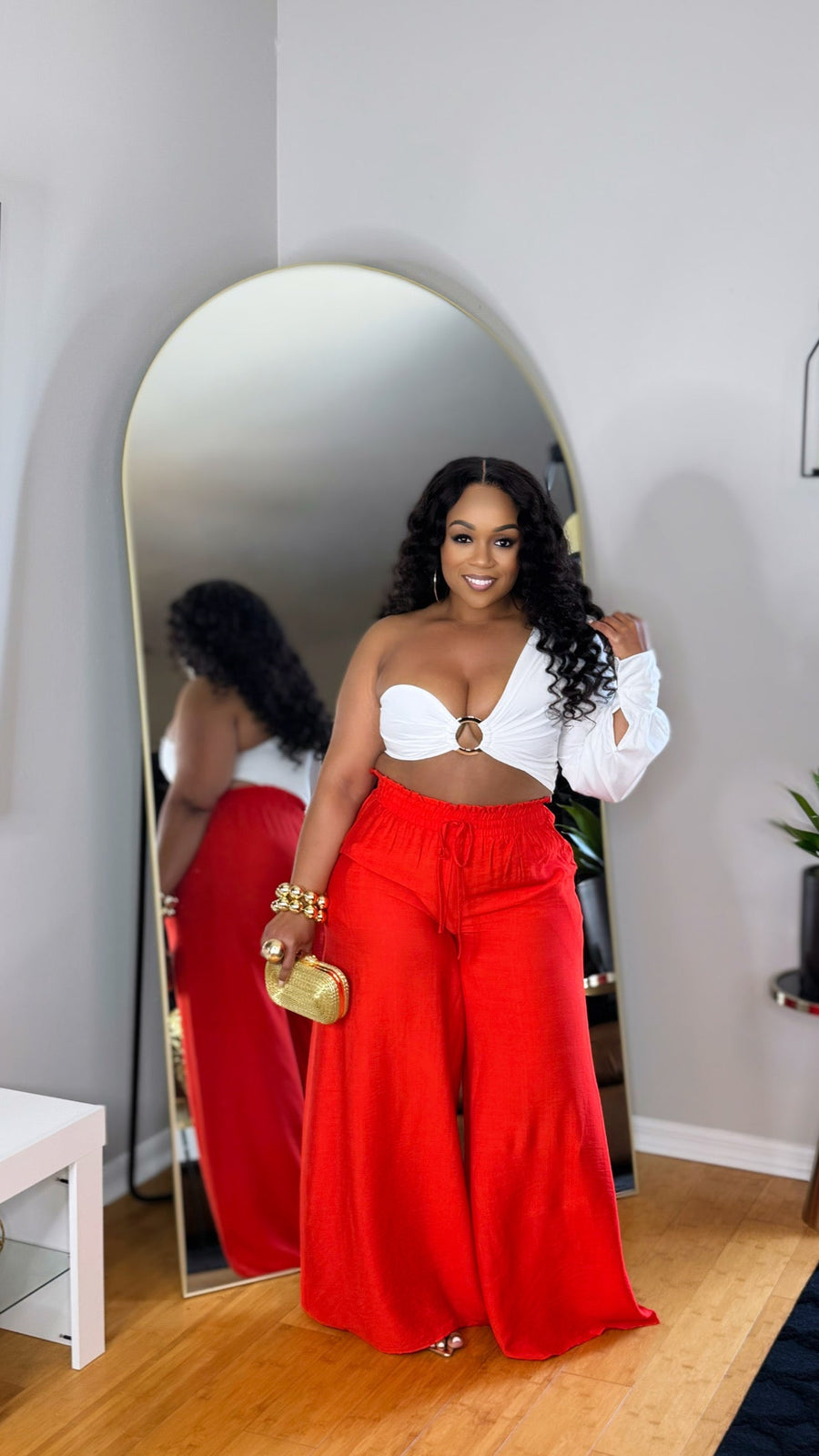 Had Me @ Hello Pants- Red