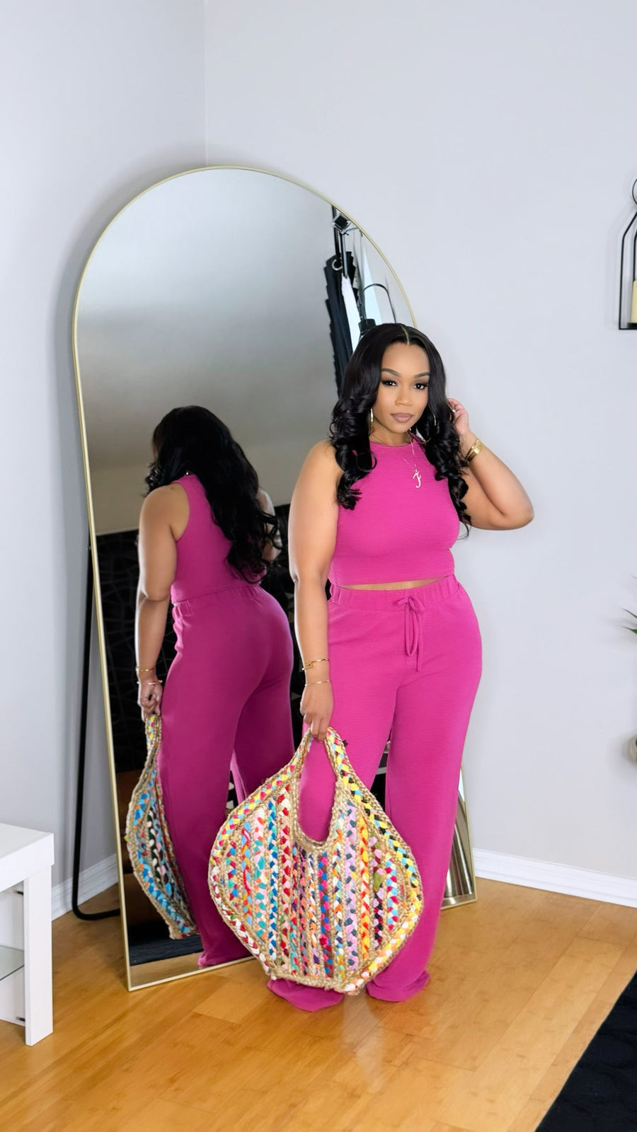 Textured Set Pink