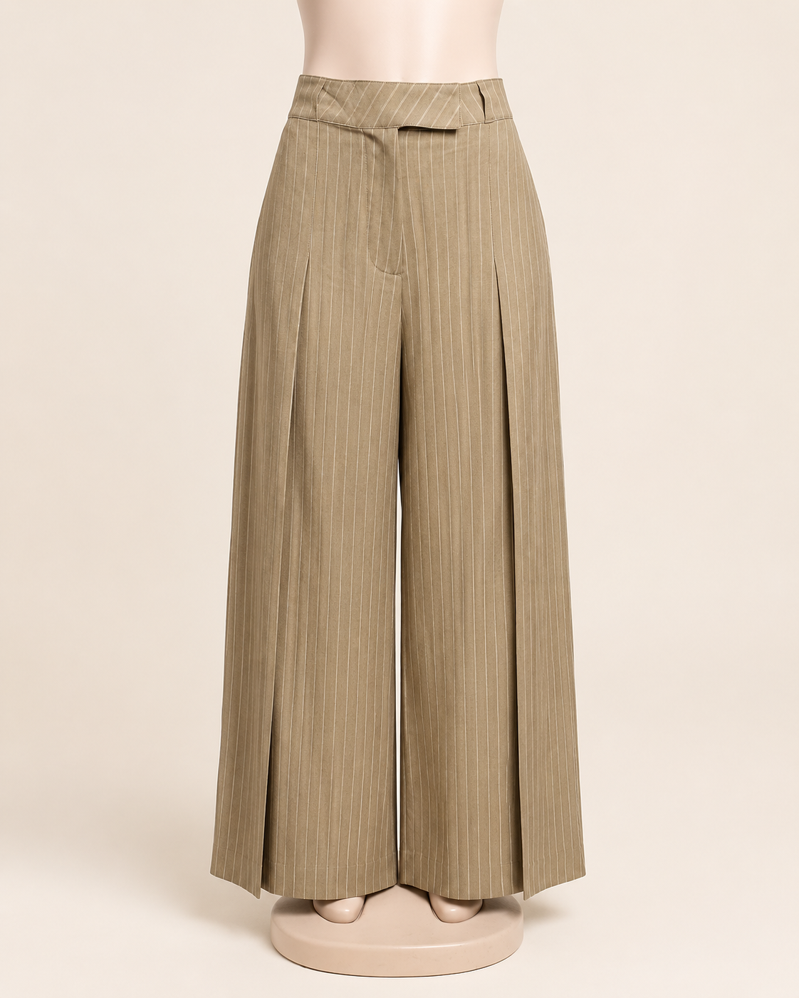 Pleated Wide Leg Pants