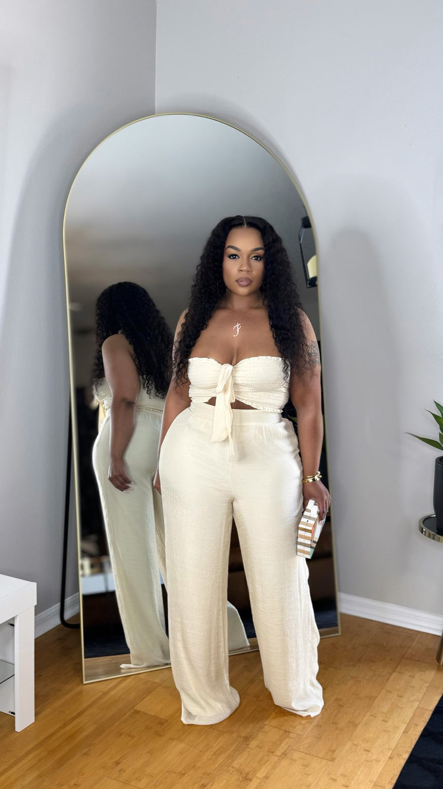 Unbothered Set- Cream