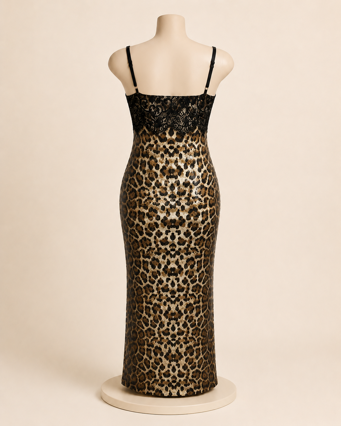 Sequin Leopard Maxi