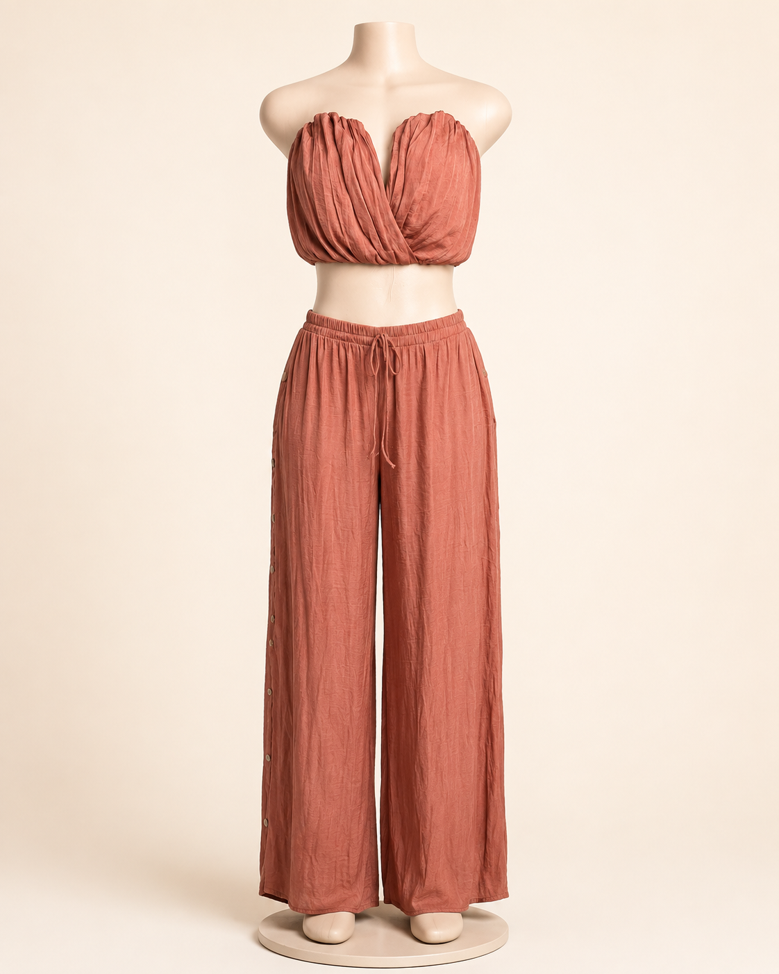 Satin Pant Set