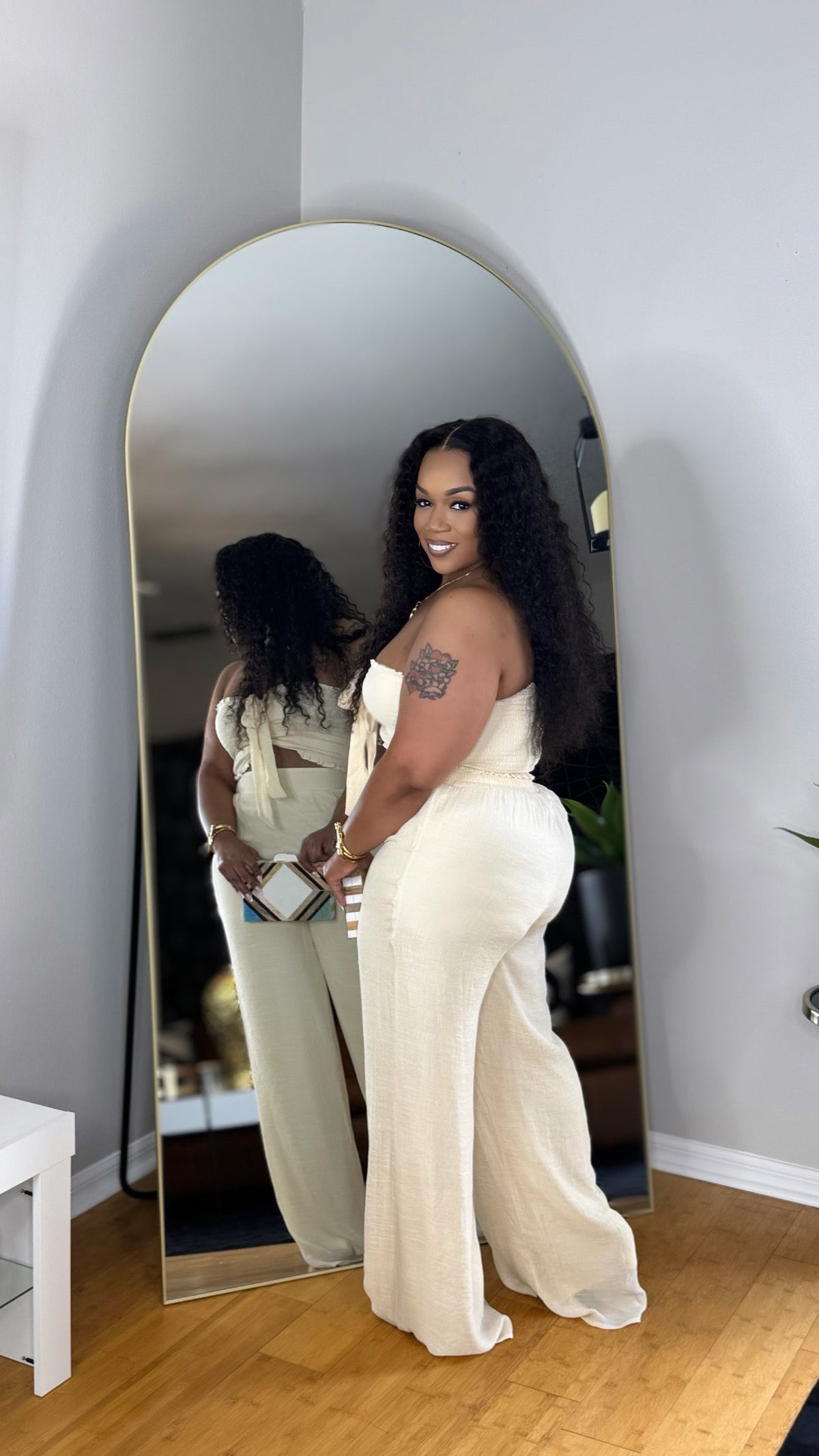 Unbothered Set- Cream