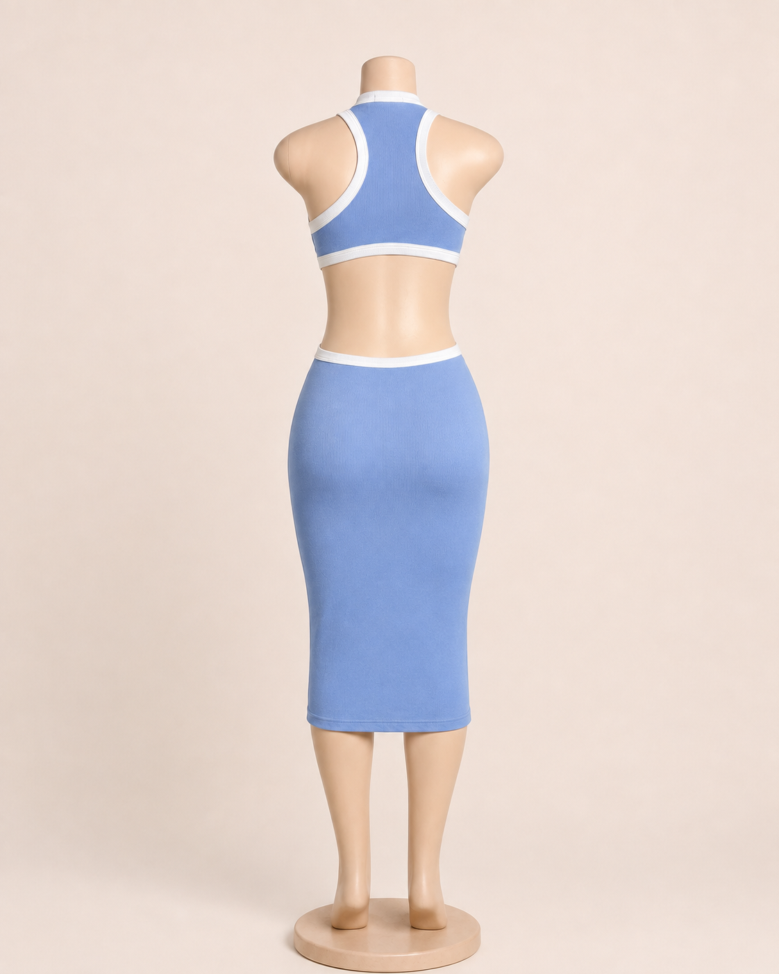Baby Blue Midi Dress