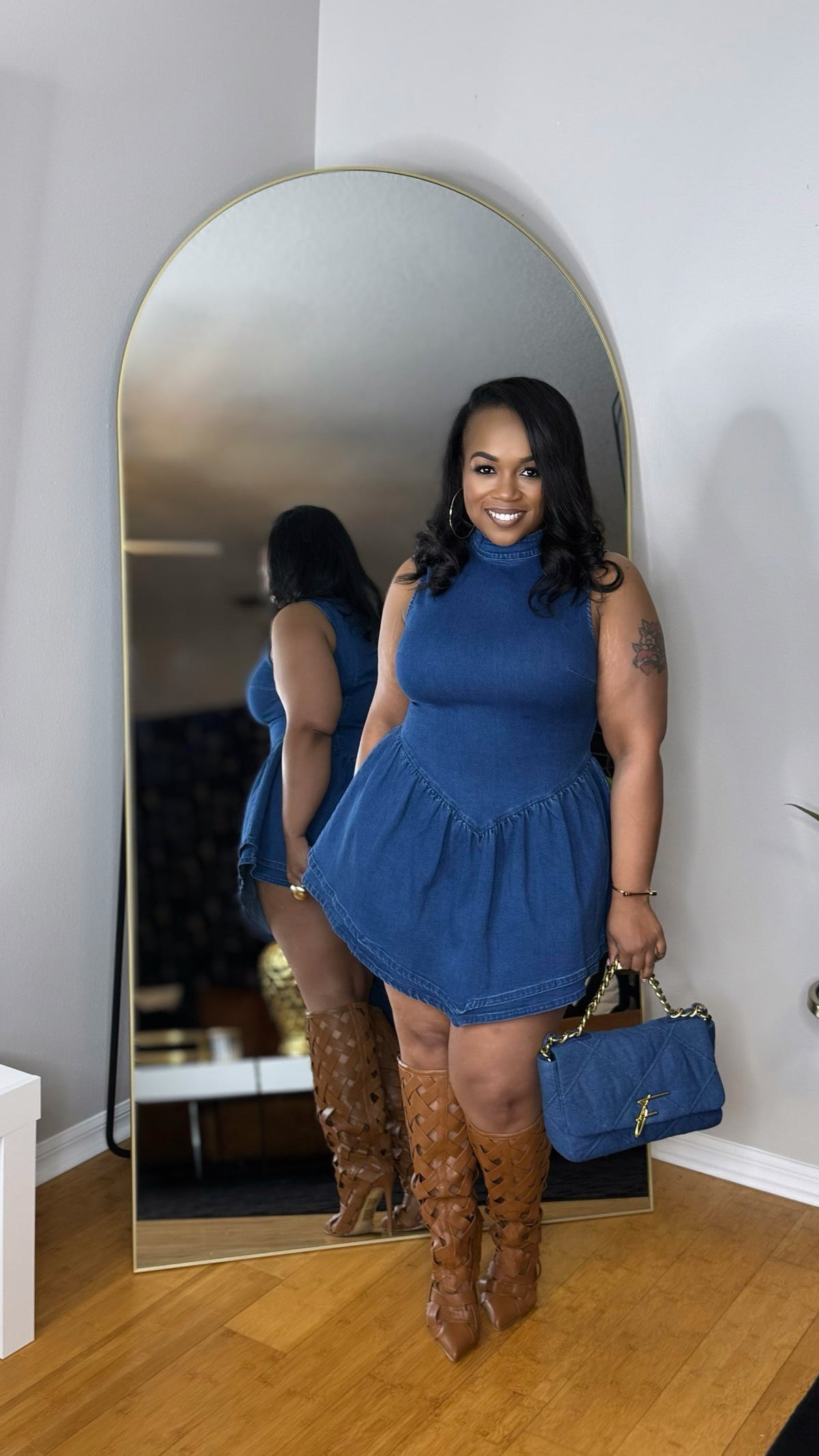 Not My First Rodeo Denim Dress