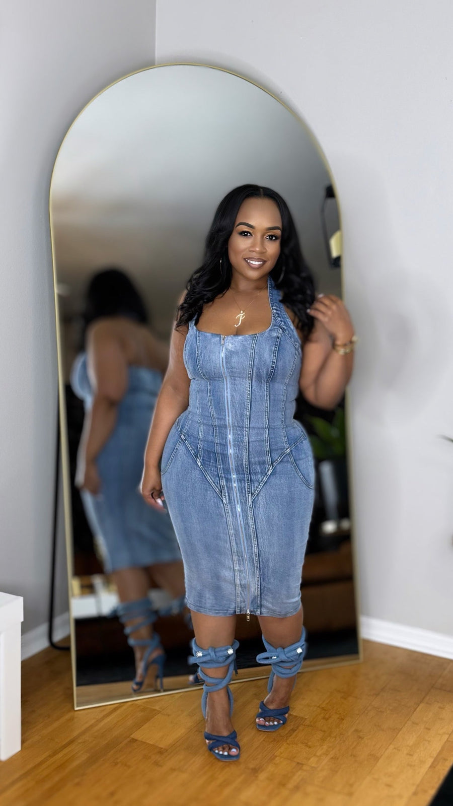 She's Like That Denim Dress