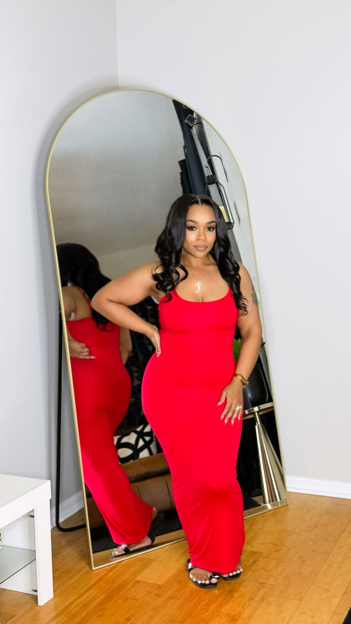 Red Maxi Dress