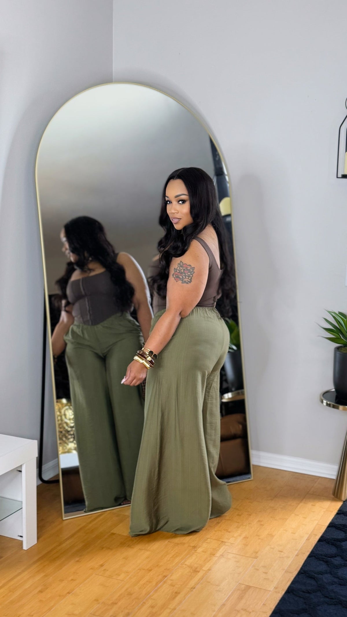 Had Me @ Hello Pants- Green