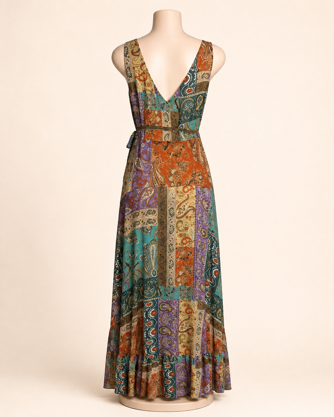 Chiffon Wrapped Maxi Dress