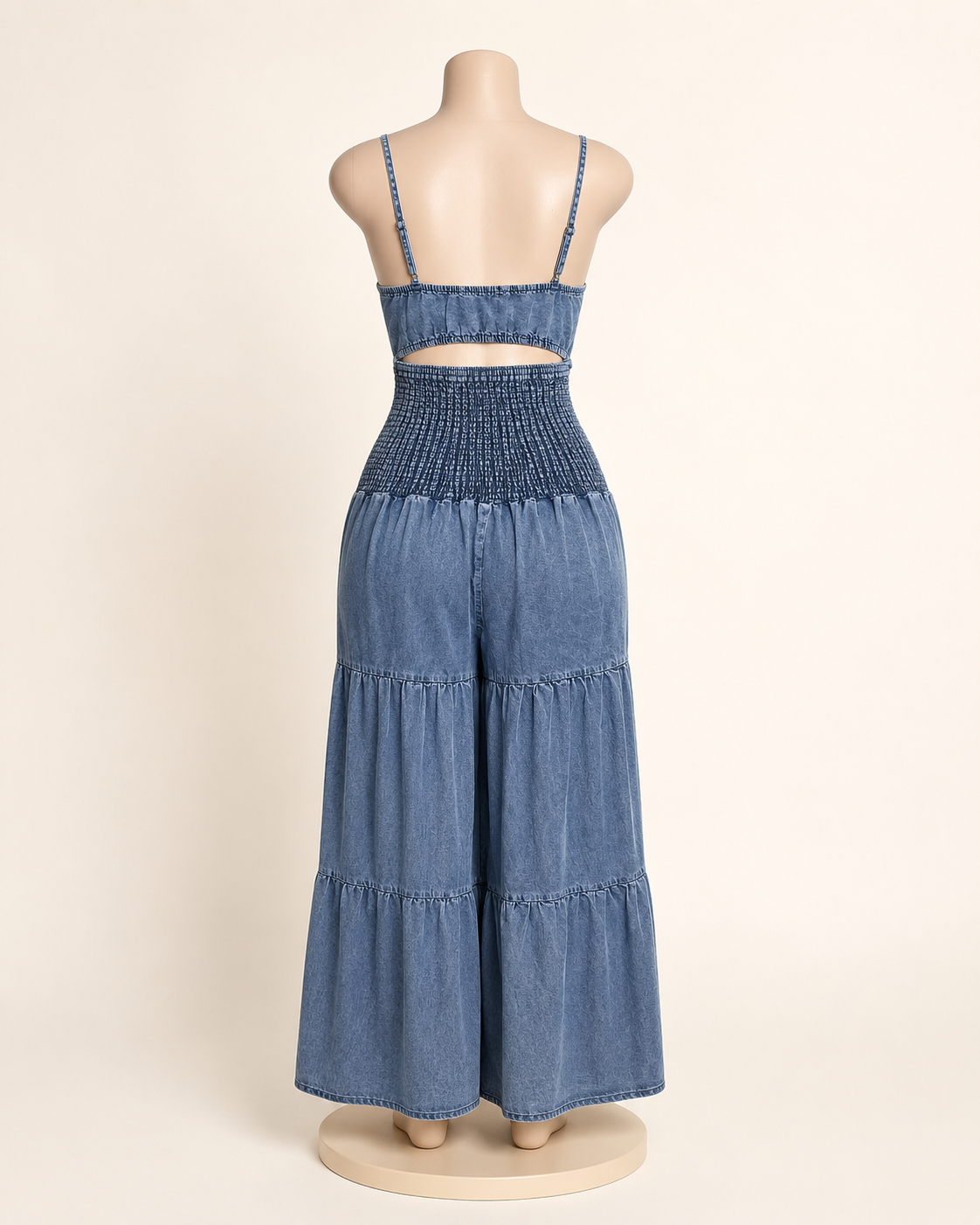 Beachside Denim Jumpsuit