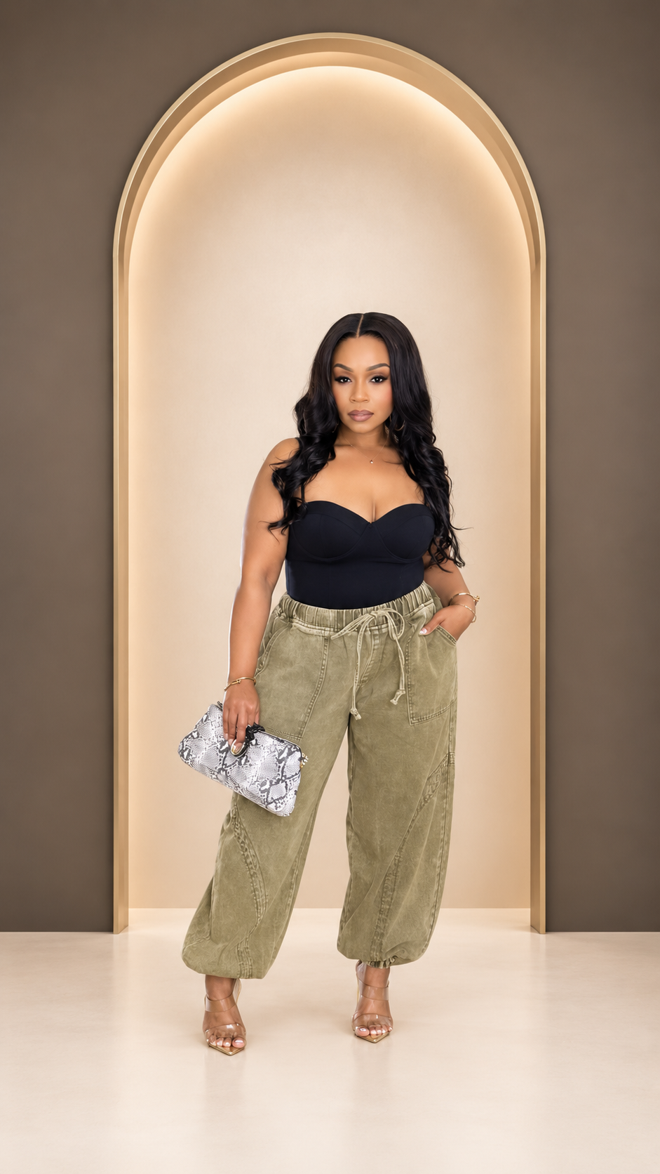 Commando Jogger- Olive