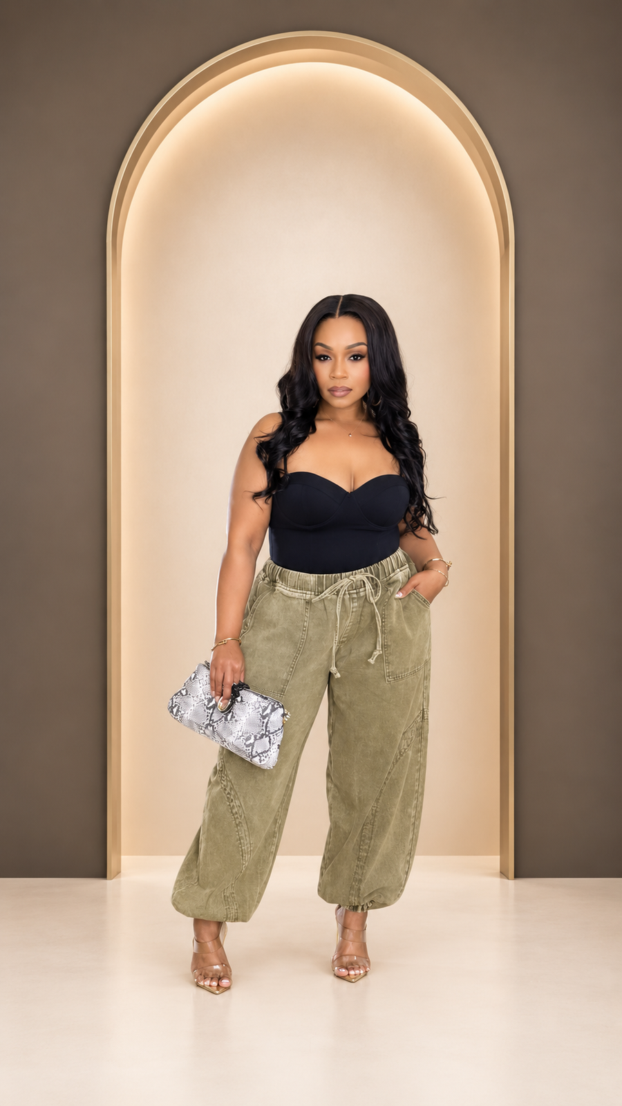 Commando Jogger- Olive