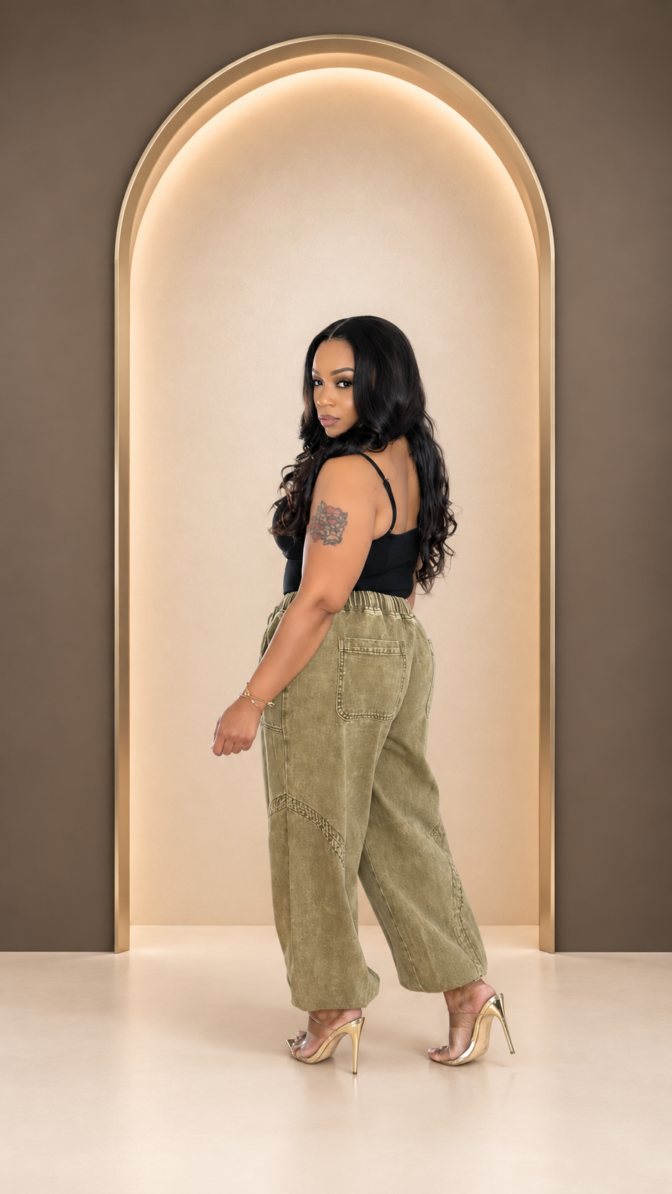 Commando Jogger- Olive