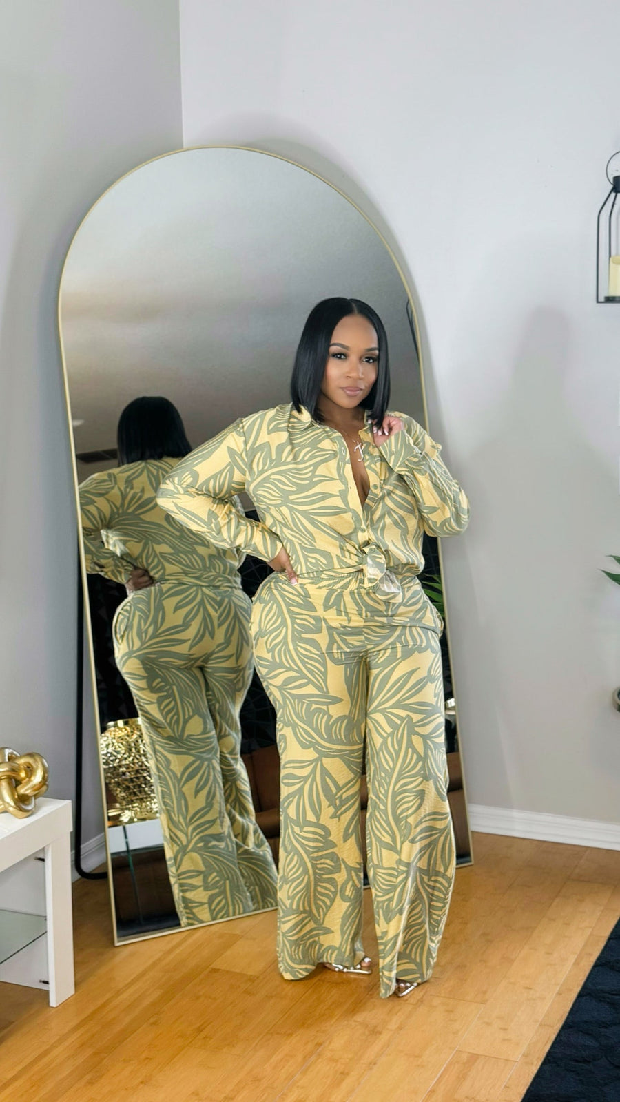 Vacay in Bali Set- Mustard
