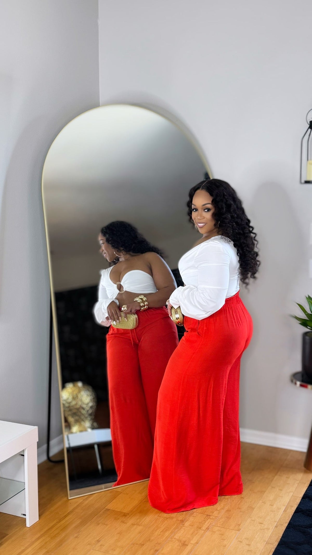 Had Me @ Hello Pants- Red