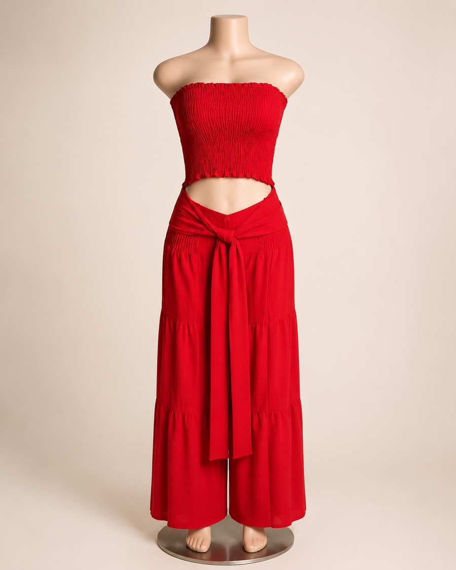 Two Piece Red Set