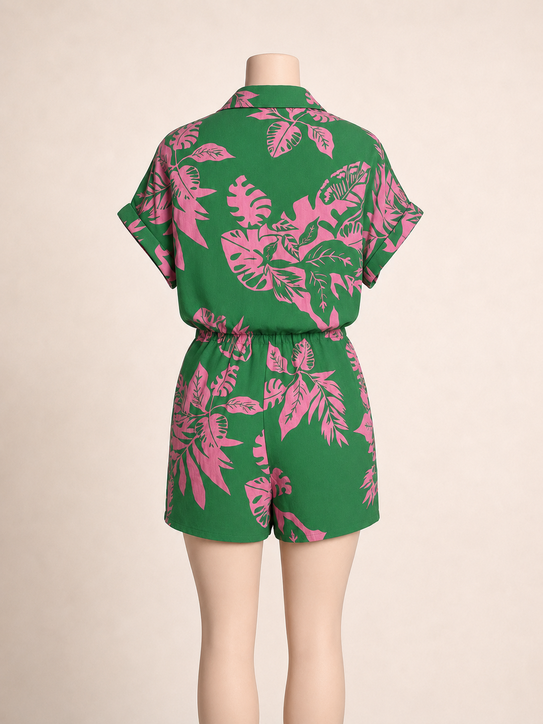 Pink/Green Romper