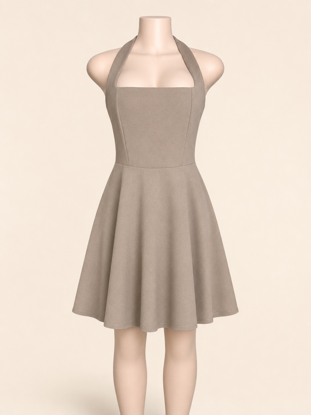Halter Dress Mocha