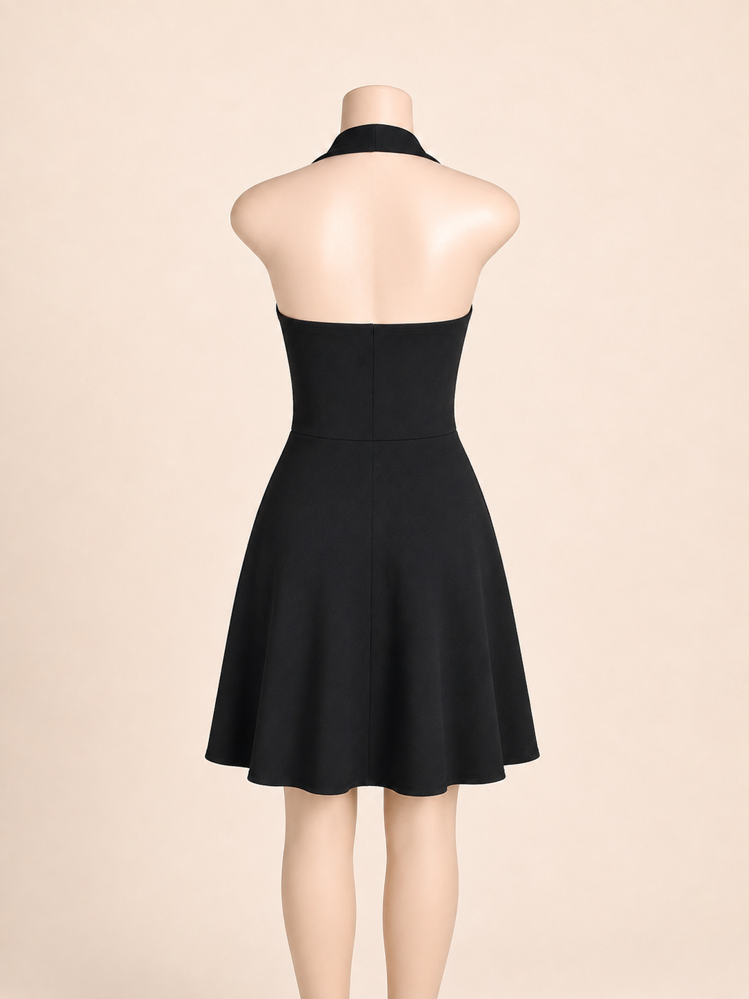 Halter Dress Black