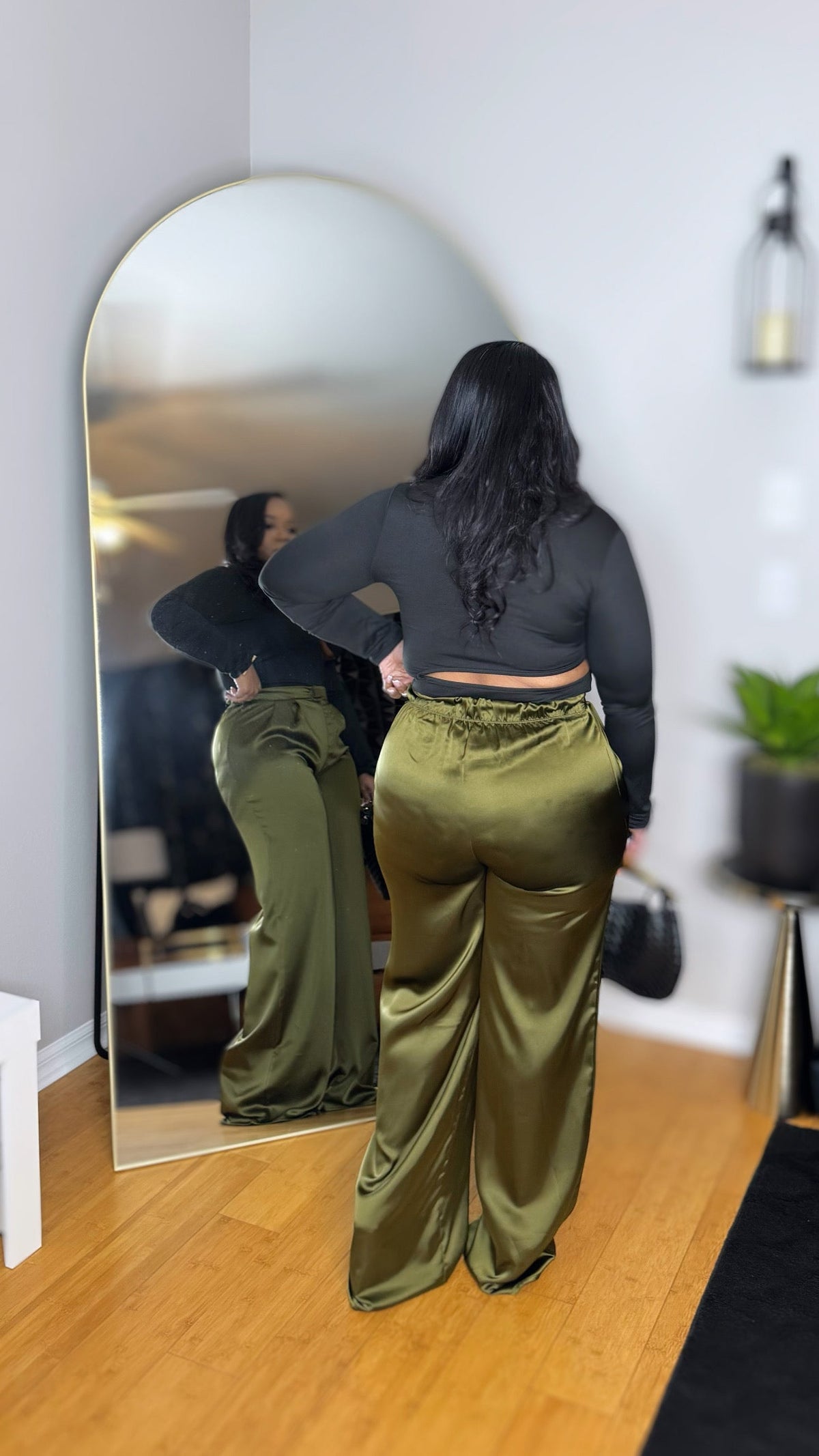 Such A Lady Satin Pants