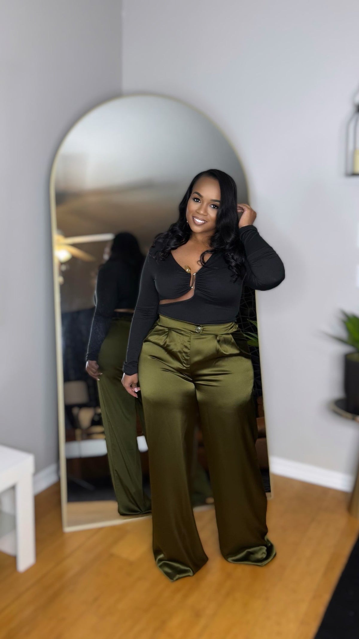 Such A Lady Satin Pants